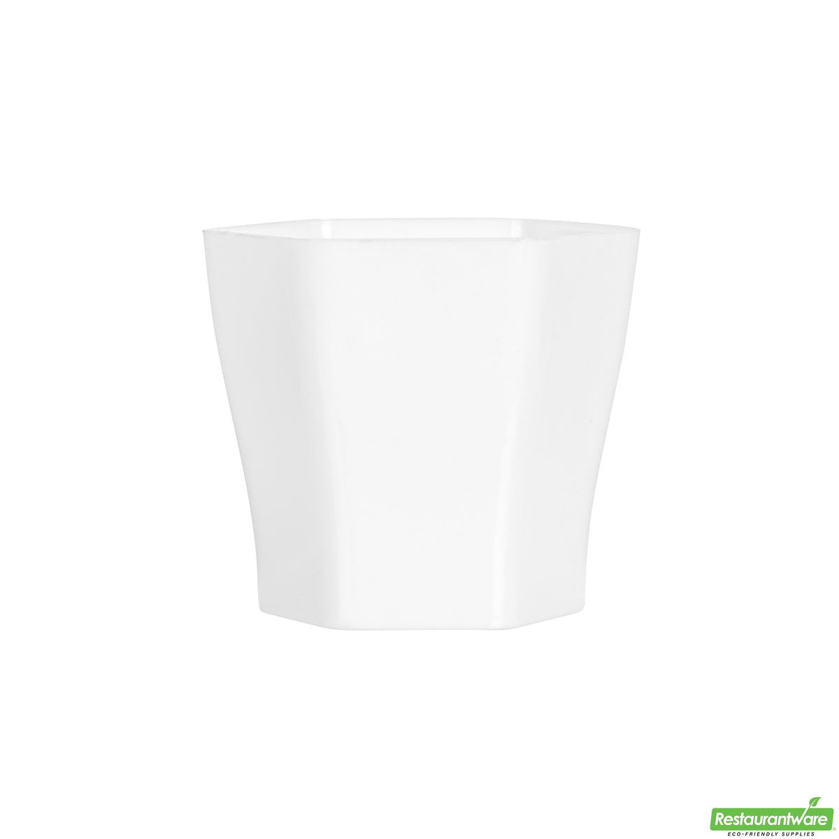 Cups, Dessert, 2 Ounce, Plastic, White, Hexagon, Heavyweight, 2 Ounce,1 - 100 COUNT