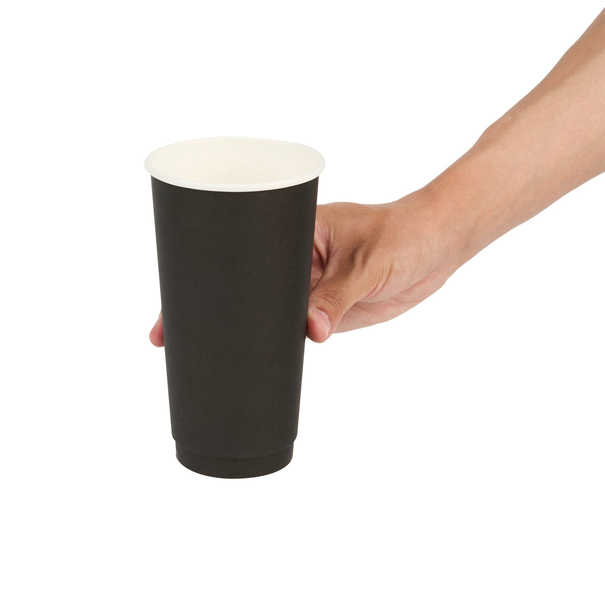 Cups, Hot, 20 Ounce, Paper, Black, Double Wall,1 - 10 COUNT