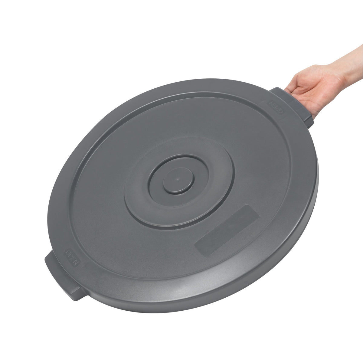 Lids, Trash Can & Ingredient Bin, RW Clean, Plastic, Gray, for 20 Gallon Trash Can & Ingredient Bin,1 - 1 EACH