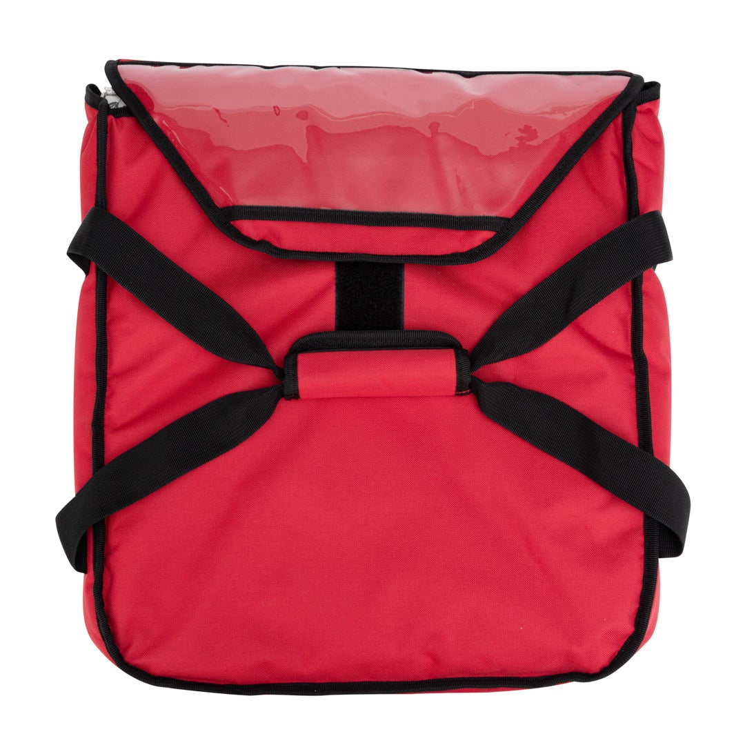 Bag, Pizza Delivery, 16.50 x 18 x 16.50 Inc, Insulated, Red, Holds 2 16-Inch Pizza Boxes,1 - 1 EACH
