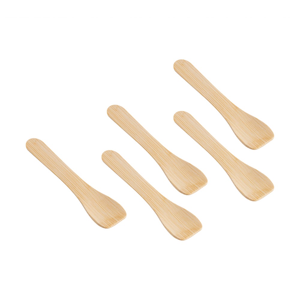 Spoons, Tasting, Eco Luxe, Bamboo, Natural, Rounded Square, 3.5 Inch, 1 Each,1000 - 1 COUNT