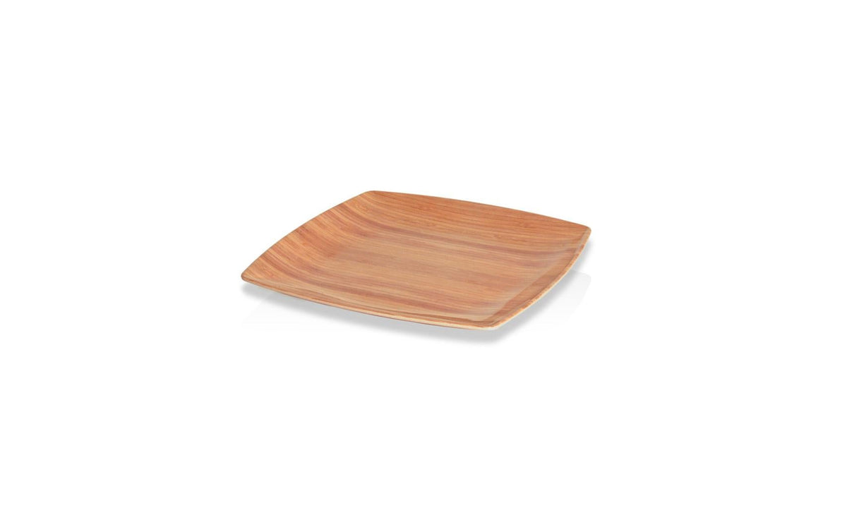 Plates, Platewise Mod, 6.5 Inch, Natural Wood, Square,1 - 12 COUNT
