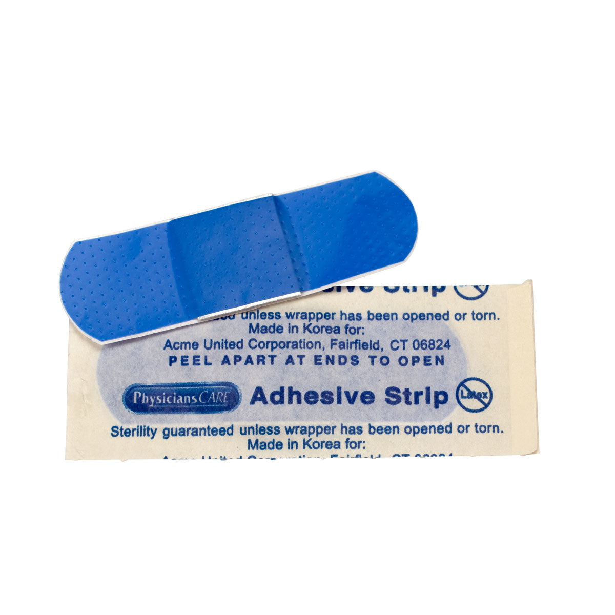 Bandages, Metal Detectable, 1 x 3 Inch, Plastic, Blue,1500 - 1 EACH