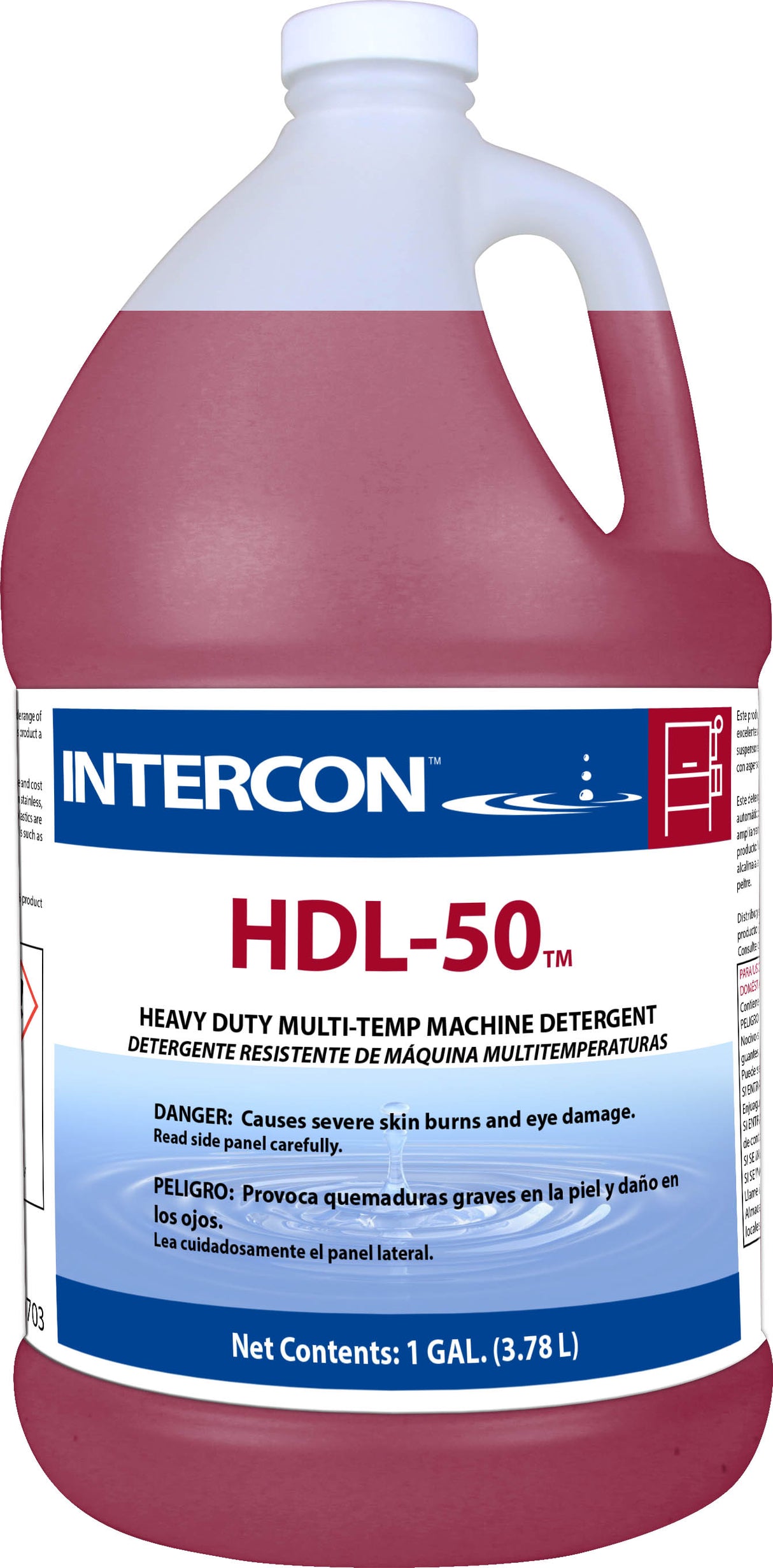 Detergent, Dishmachine, All-Temperature, 1 Fluid Ounce,4 - 1 GALLON
