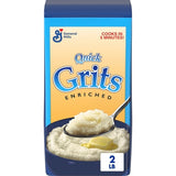 Grits, White Corn, Quick, Enriched, Bulk,12 - 2 POUND