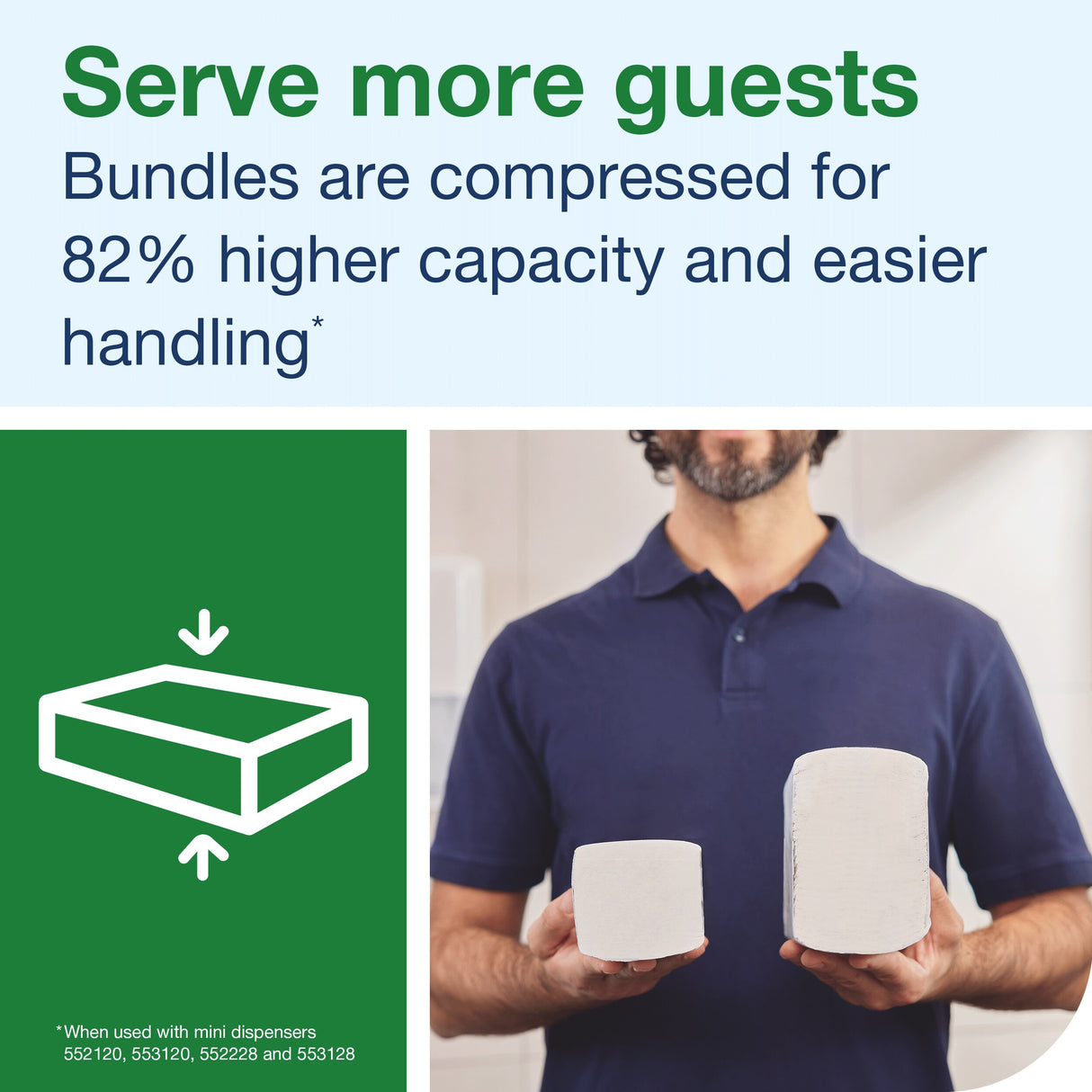 Towels, Hand, 1-Ply, White, 8.3 x 9.45 Inch,12 - 250 COUNT