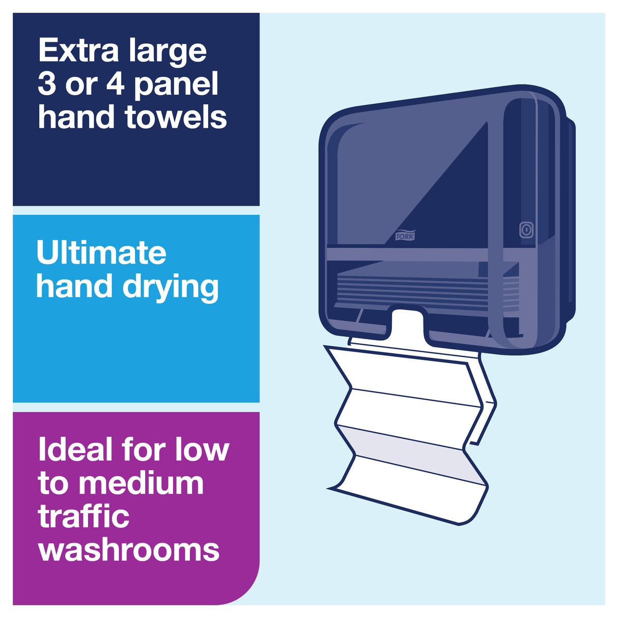 Dispenser, Hand Towel, Black, Mini,1 - 1 EACH