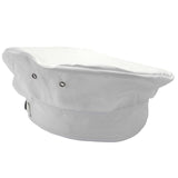 Beret, Chef, Adjustable, White, One-Size, Poly/Cotton Blend,1 - 1 EACH