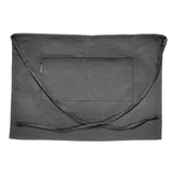 Apron, Half Bistro, Black, One Size, Poly/Cotton Blend, with 2 Center Pockets,1 - 1 EACH