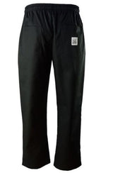 Trousers, Chef, Black, Medium, Poly/Cotton Blend,1 - 1 EACH