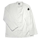 Jacket, Chef, Long-Sleeve, Basic, White, Small, Poly/Cotton Blend,1 - 1 EACH