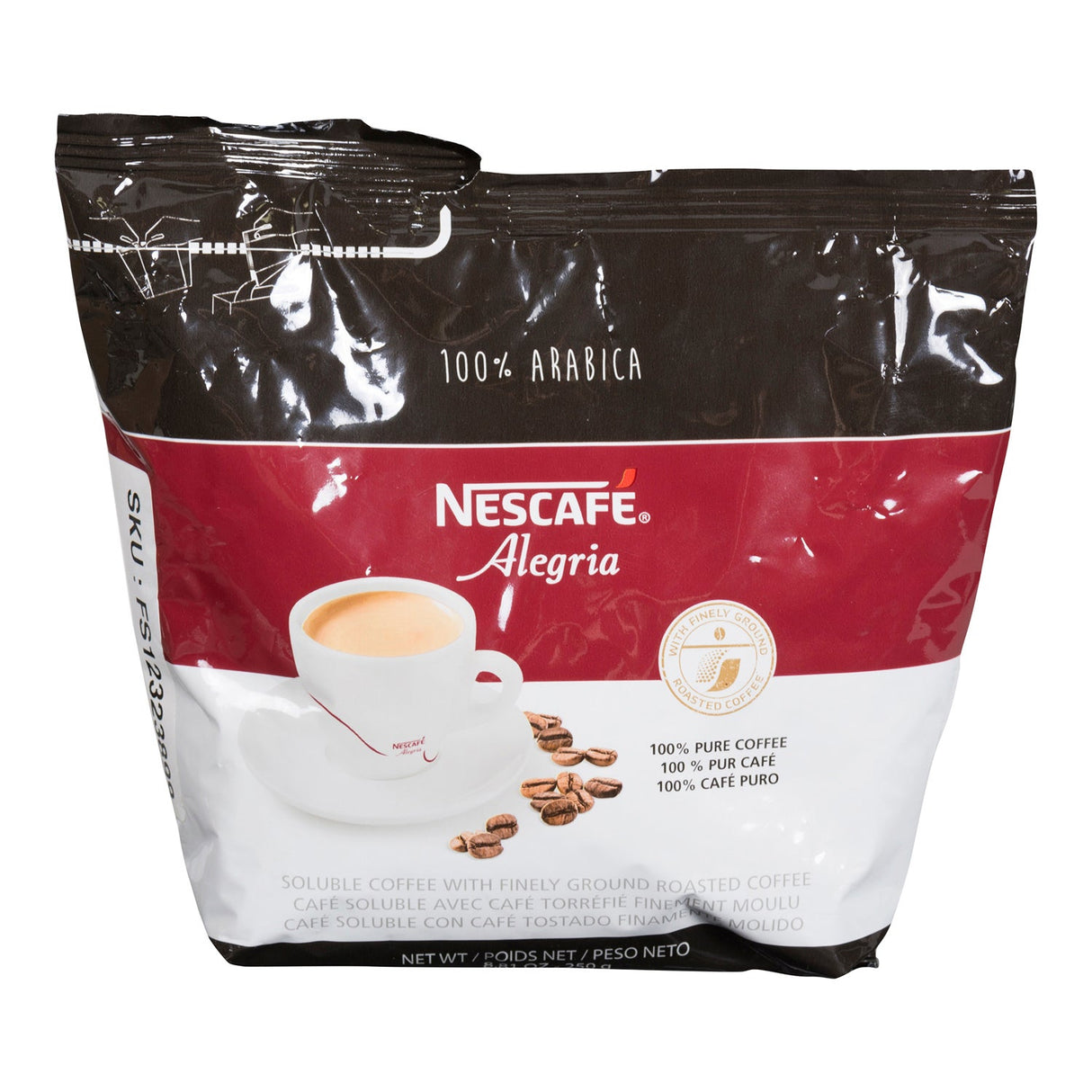 Coffee, Alegria, Liquid Roast, 100% Arabica,4 - 250 Gram Avg