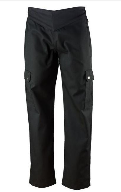 Pants, Chef, Cargo, Ladies, Black, Medium, Poly/Cotton Blend,1 - 1 EACH