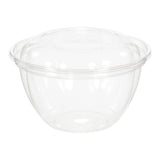 Bowl, Salad, 18 Ounce, Plastic, Clear, Round, with Lid, PLA, Compostable, 18 Ounce,1 - 150 COUNT