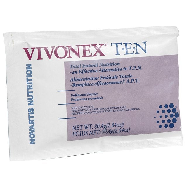 Supplements, Oral or Tube Feeding, Vivonex TEN, Unflavored, Packets, 2.84 Ounce,6 - 10 COUNT
