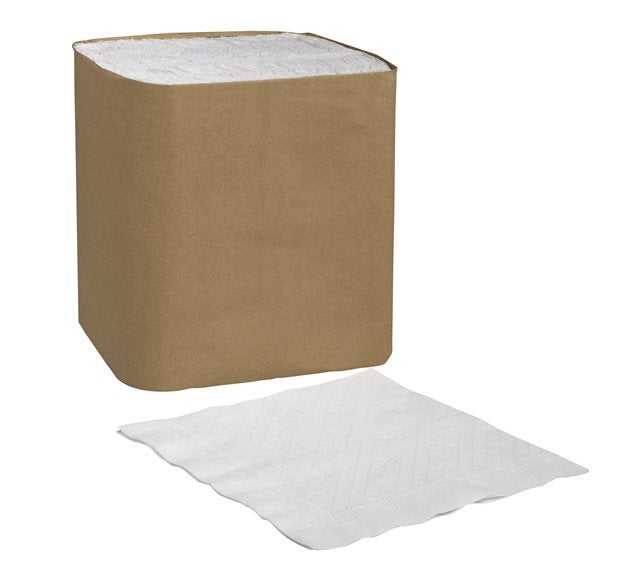 Napkins, Dinner, 1-Ply, White, 1/4 Fold, 17 x 17 Inch,12 - 334 COUNT
