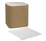 Napkins, Dinner, 1-Ply, White, 1/4 Fold, 17 x 17 Inch,12 - 334 COUNT