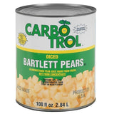 Pears, Bartlett, Diced, in Juice, Plastic Cups,6 - 104 OUNCE