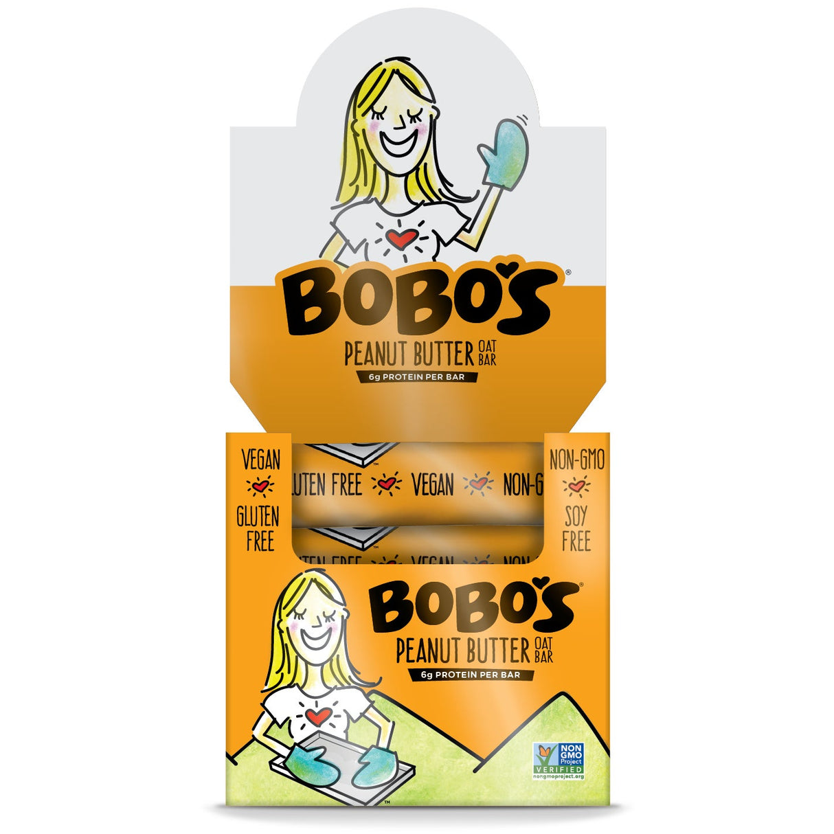 Bars, Oatmeal, Peanut Butter, 3 Ounce,4 - 12 COUNT