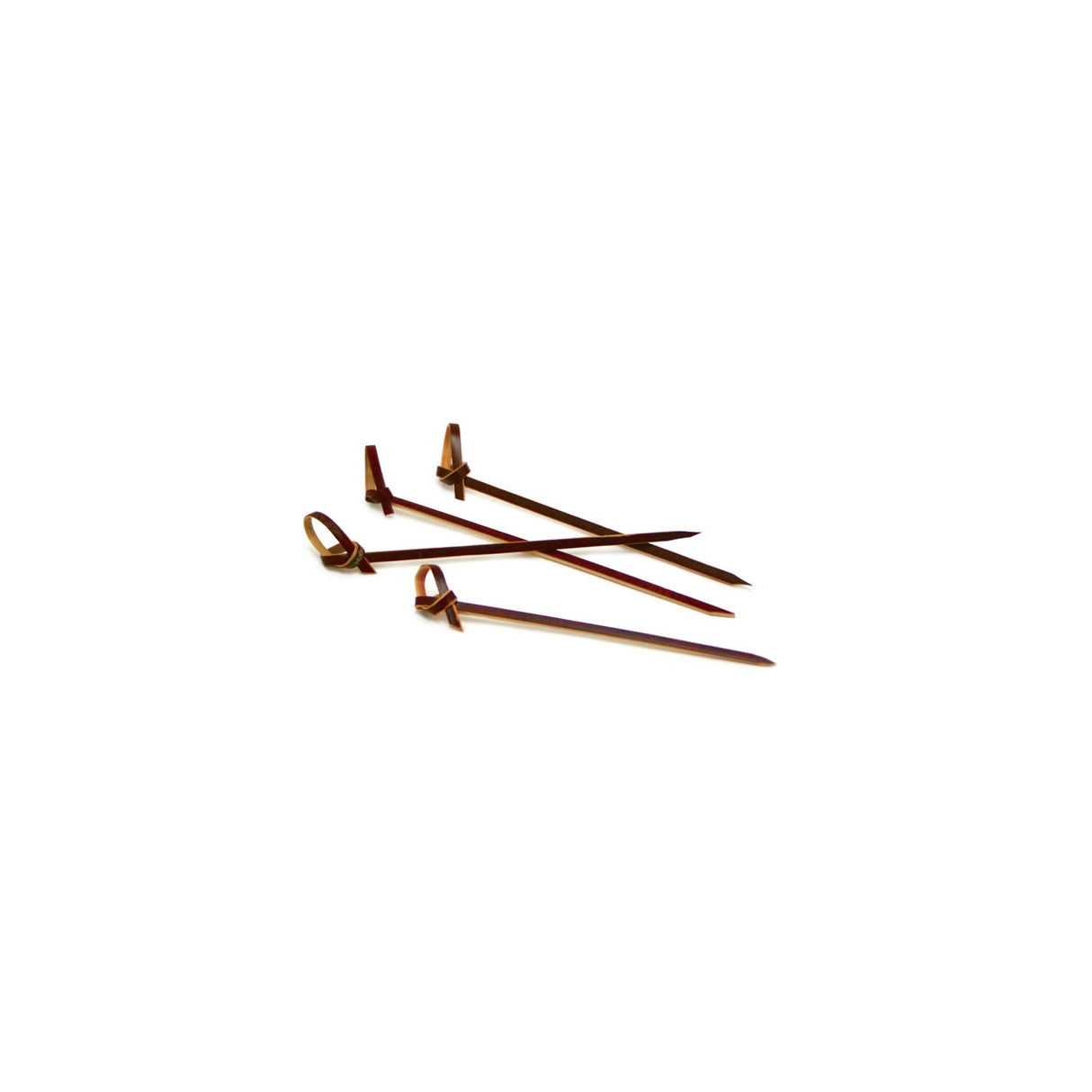 Picks, Knotted, 3.5 Inch, Bamboo, Sepia,12 - 1 EACH
