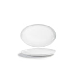 Plates, Porcelain, 13 Inch, White, Oval,4 - 1 COUNT