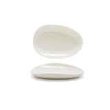 Saucers, Porcelain, 7 Inch, Scallop, Oval,12 - 1 EACH