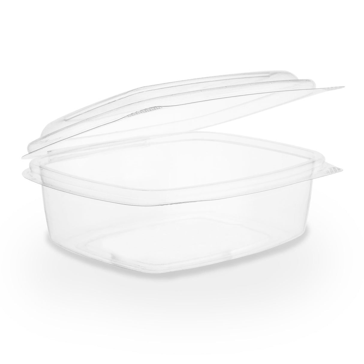 Containers, Deli, 12 Ounce, Plastic, Clear, Rectangular, Hinged, PLA,6 - 50 COUNT