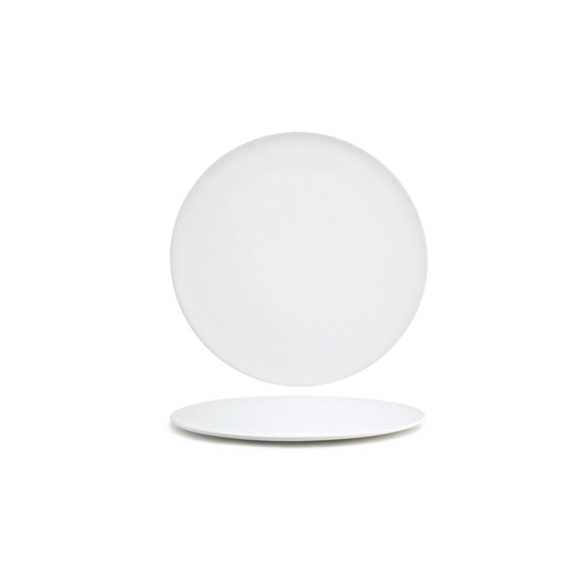 Plates, Porcelain, 11 Inch, White, Round,4 - 1 COUNT