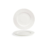 Plates, Rim, Focus, 10.62 Inch, White, Round,6 - 1 COUNT