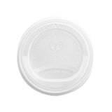 Lids, Hot Cup Lid, 3.11 x 0.39 Inch, Plastic, White, PLA, Fits 79 Series Cups,20 - 50 COUNT