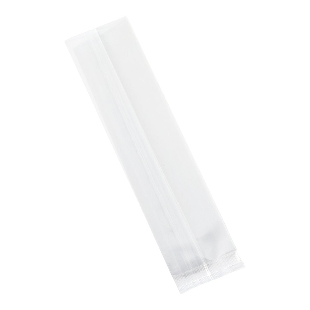 Bags, Heat Sealable Gusset, 2 x 2 x 8.25 Inch, Plastic, Clear,1 - 100 COUNT