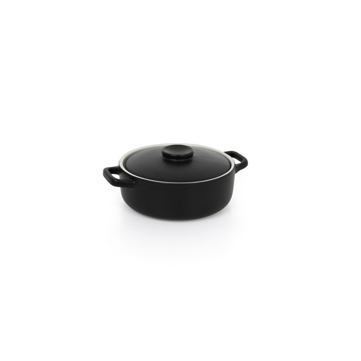 Dishes, Ovenware, 21 Ounce, Round, Black, with Lid, 21 Ounce,4 - 1 COUNT