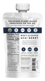 Smoothie, Superfood, Cherry & Acai, Squeeze Pouch,6 - 4.22 OUNCE
