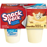 Pudding, Vanilla, Shelf-Stable, Cups, 3.25 Ounce,12 - 4 COUNT