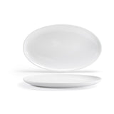Platters, 21 Inch, White, Oval,2 - 1 COUNT