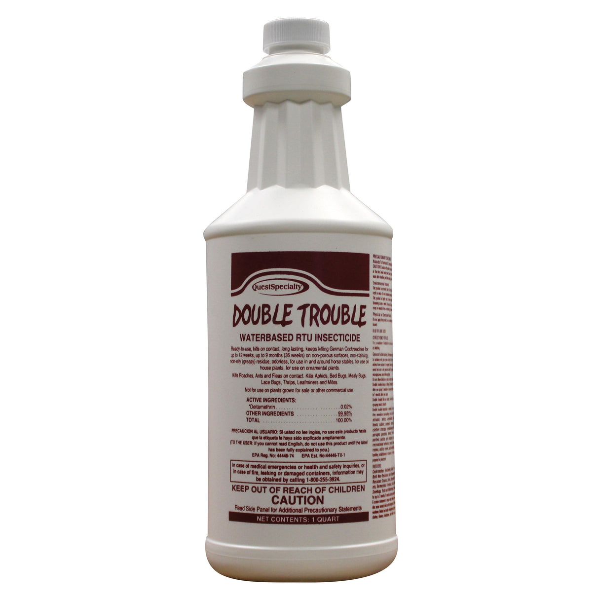 Insecticide, Water Based, Non-Aerosol, Ready-to-Use,12 - 32 FLUID