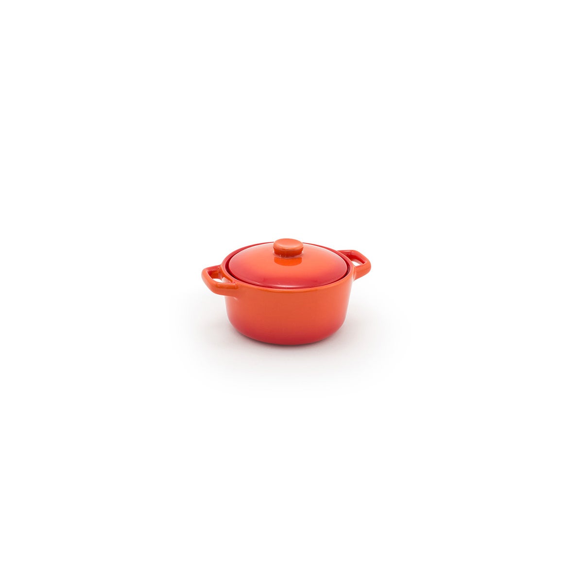 Dishes, Ovenware, 16 Ounce, Round, Blood Orange, with Lid,12 - 1 EACH