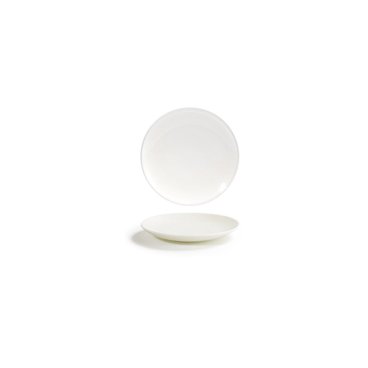 Plates, Coupe, 6.25 Inch, White, Round,6 - 1 COUNT