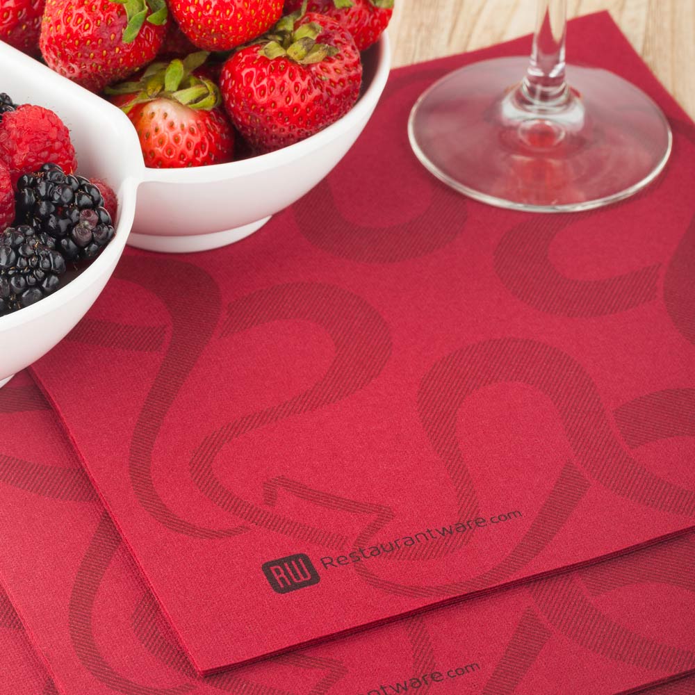 Napkins, Luxenap Air Laid Dinner, Vintage Bordeaux, 16 x 16 Inch, 16 Linear Inch,1 - 25 COUNT