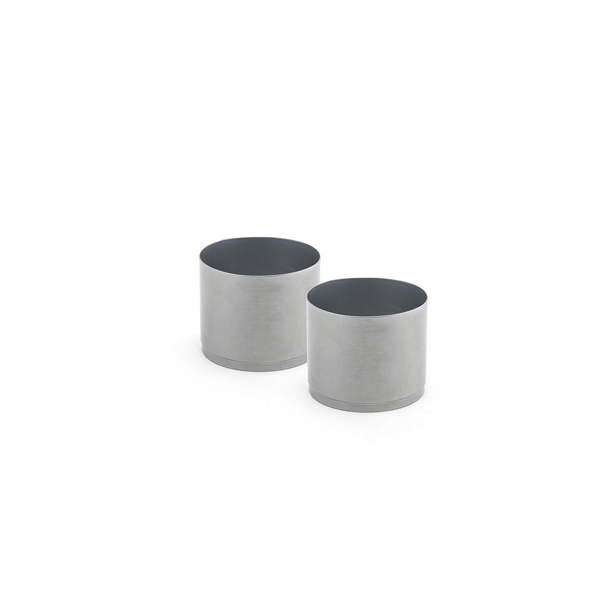 Riser Set, Fuel Cell, 4 Inch, 2-Piece, Silver, Metal,1 - 2 COUNT