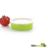 Containers, To-Go, 16 Ounce, Plastic, Green, 16 Ounce,8 - 45 COUNT