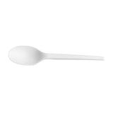 Spoons, Plastic, White, 6.5 Inch, PLA, Compostable,20 - 50 COUNT