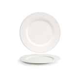 Plates, Rim, Porcelain, 12.25 Inch, White, Round,4 - 1 COUNT