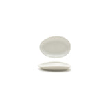 Plates, Porcelain, 5.5 Inch, Scallop, Oval,12 - 1 EACH