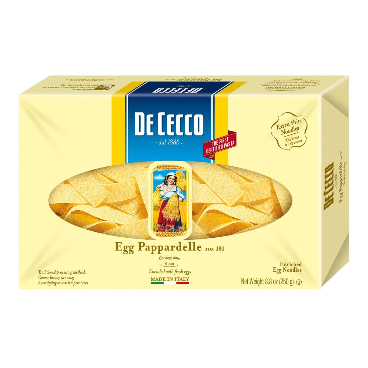 Pasta, Pappardelle, Egg,12 - 8.8 OUNCE