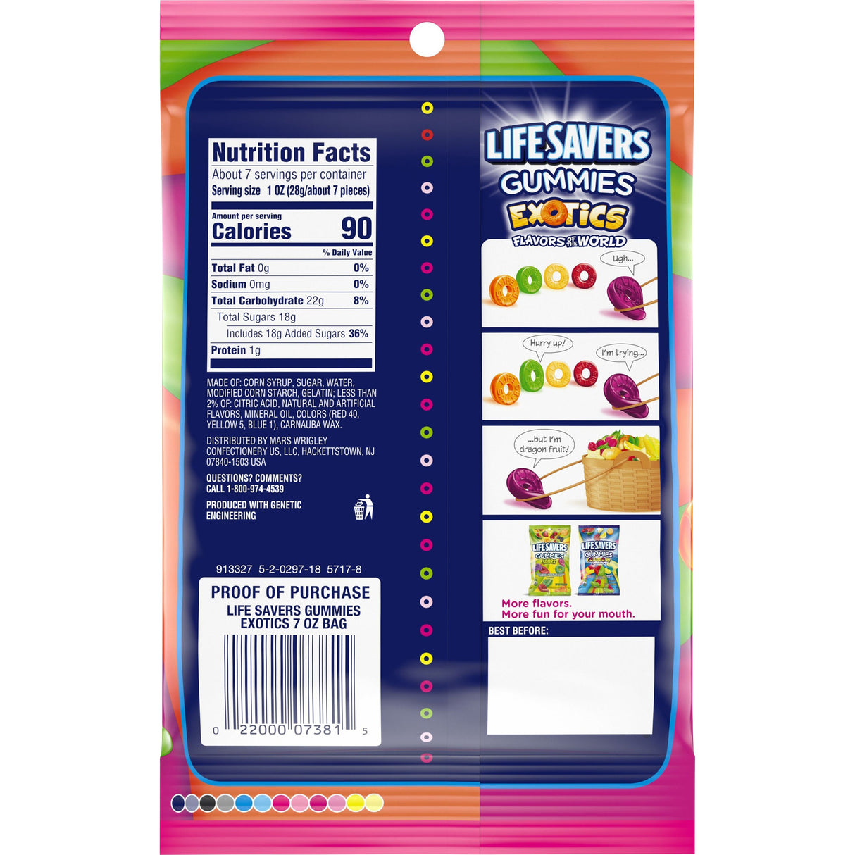 Candies, Gummy, Exotics,12 - 7 OUNCE