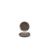 Plates, Porcelain, 6 Inch, Mocha, Round,12 - 1 EACH