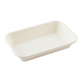 Containers, Pulp Tek 24 Ounce 8.25 x 5.25 x 1.5 Inch, Sugarcane, White, Rectangular,1 - 100 COUNT