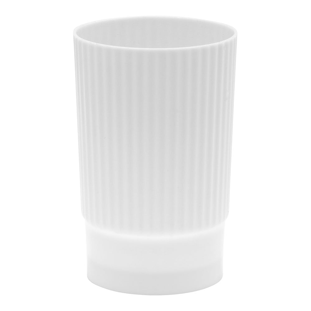 Cups, Toque Parfait, 4 Ounce, Plastic, White,1 - 100 COUNT