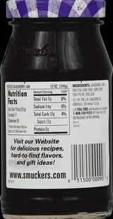 Jam, Blackberry, Seedless,12 - 12 OUNCE